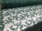 1 Yard Hunter Green Metallic Flowers Sequins Mesh Lace Fabric for Tablecloths and Costumes